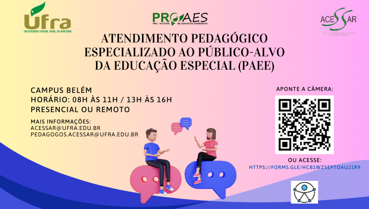 Atendimento pedagógico especializado para estudantes Público-alvo da Educação Especial (PAEE)